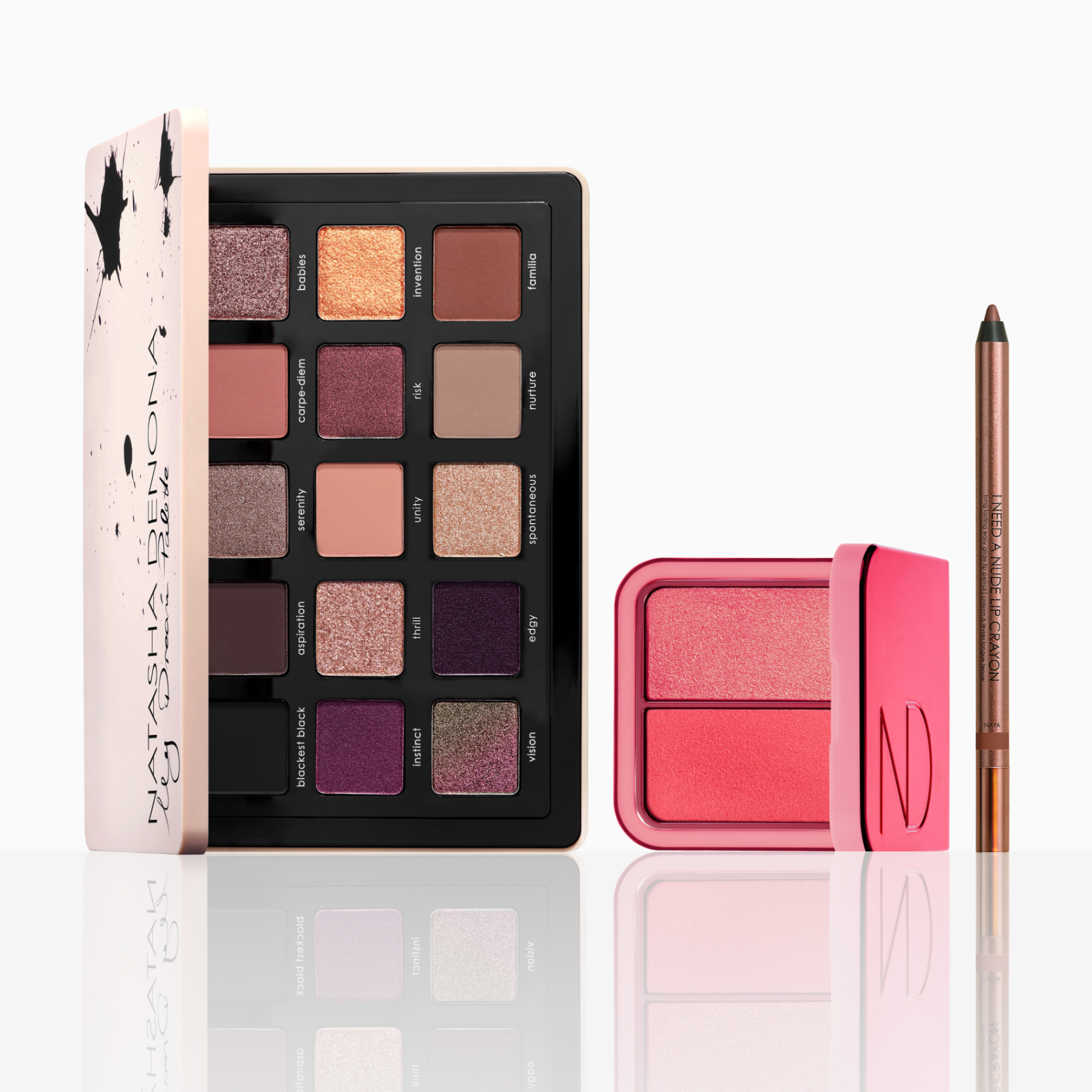 MY DREAM PALETTE + HY-BLUSH + INAN CRAYON SET - נטאשה דנונה מייקאפ