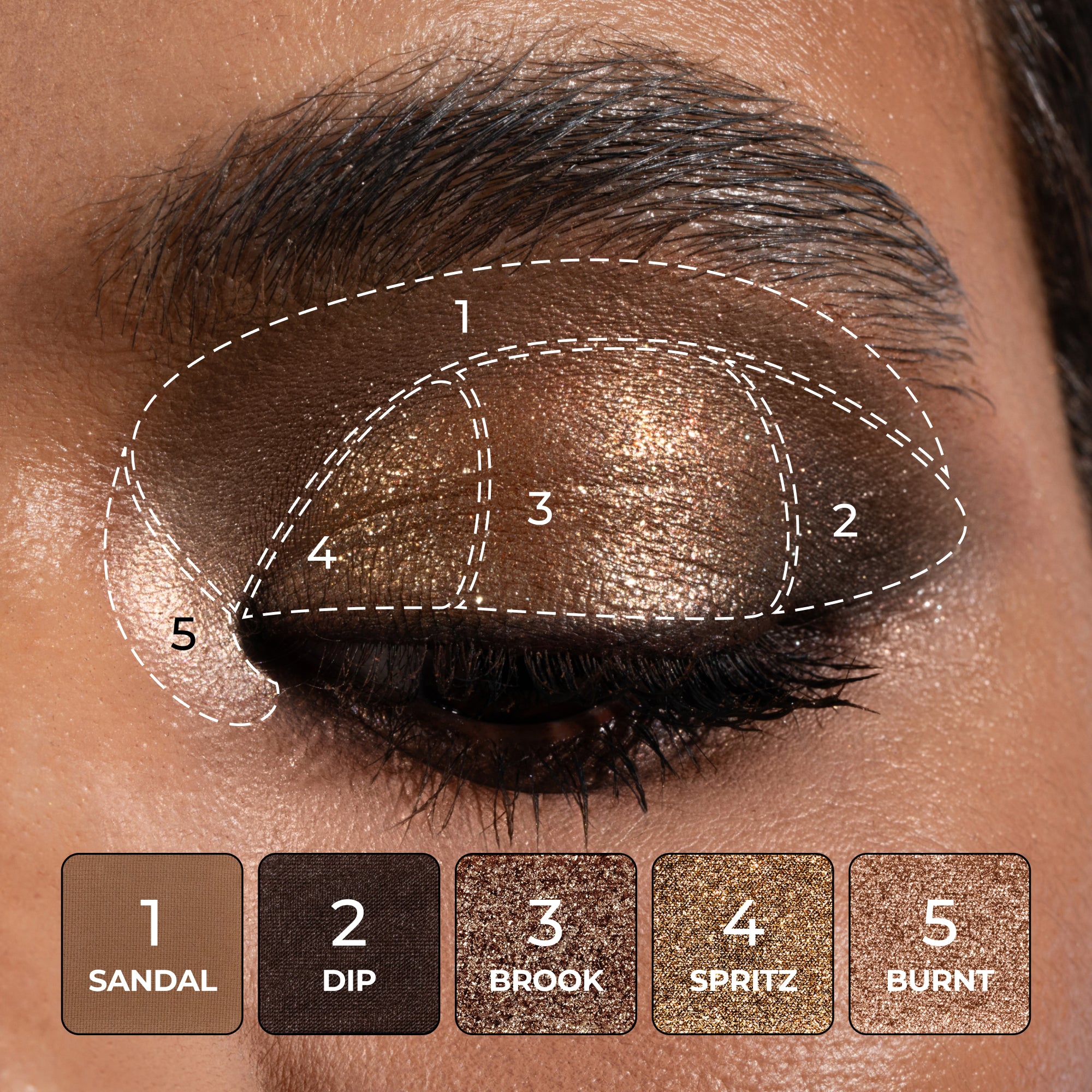 TAN EYESHADOW PALETTE - נטאשה דנונה מייקאפ