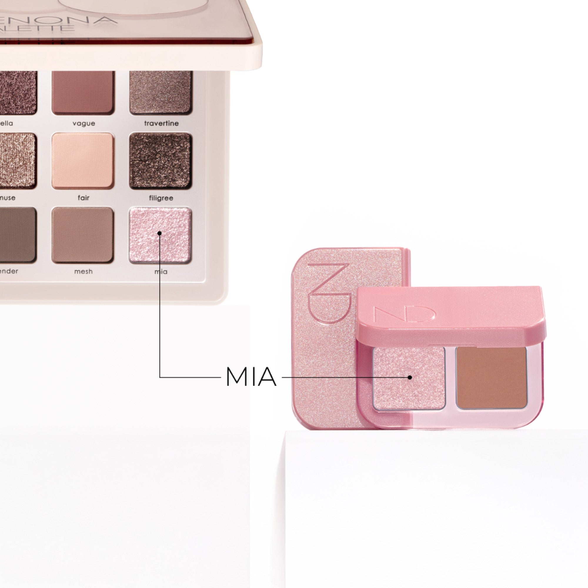 ESSENTIAL EYESHADOW DUO - דואו צלליות לעיניים - נטאשה דנונה מייקאפ