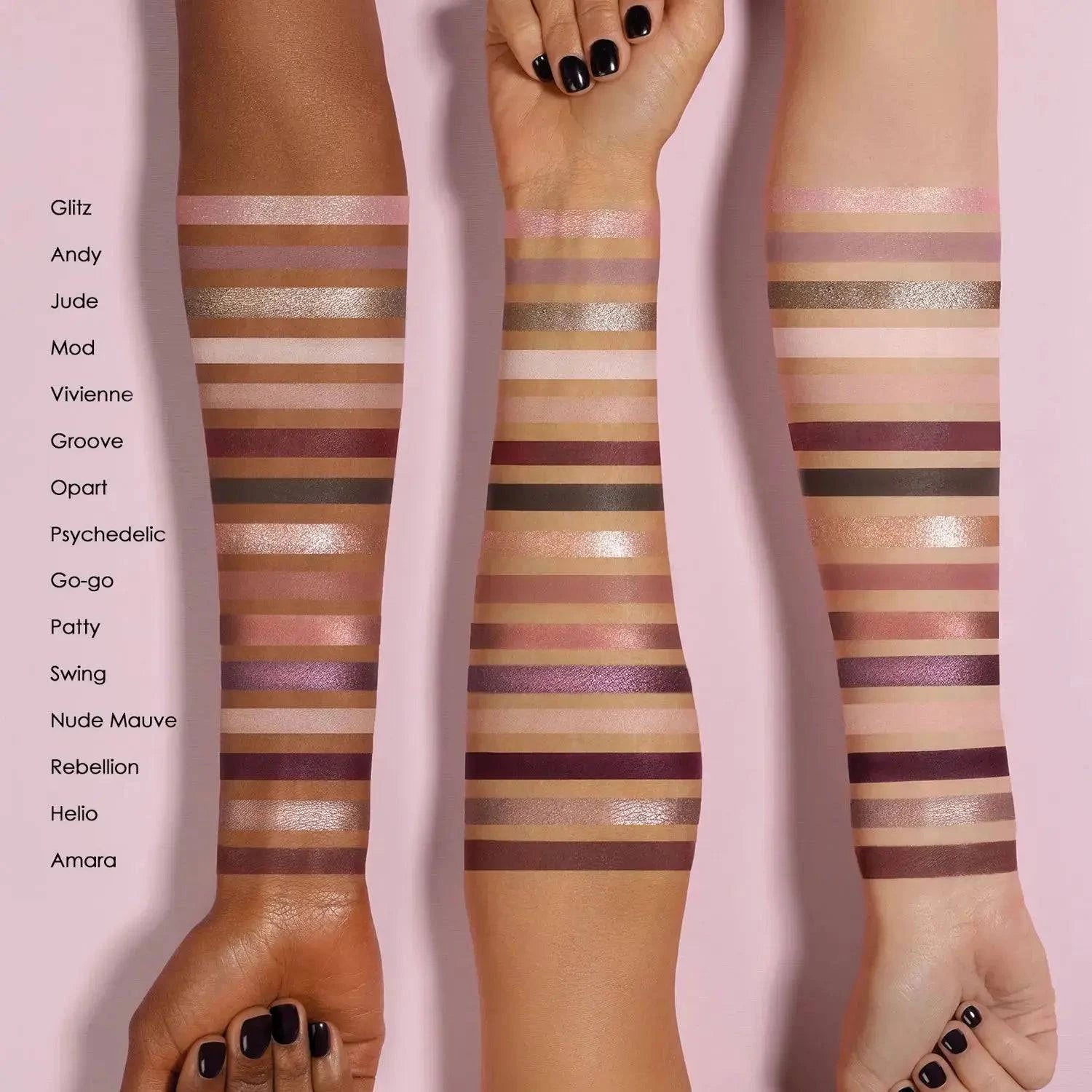 Eyeshadow Palate RETRO - פלטת צלליות לעיניים רטרו Natasha Denona