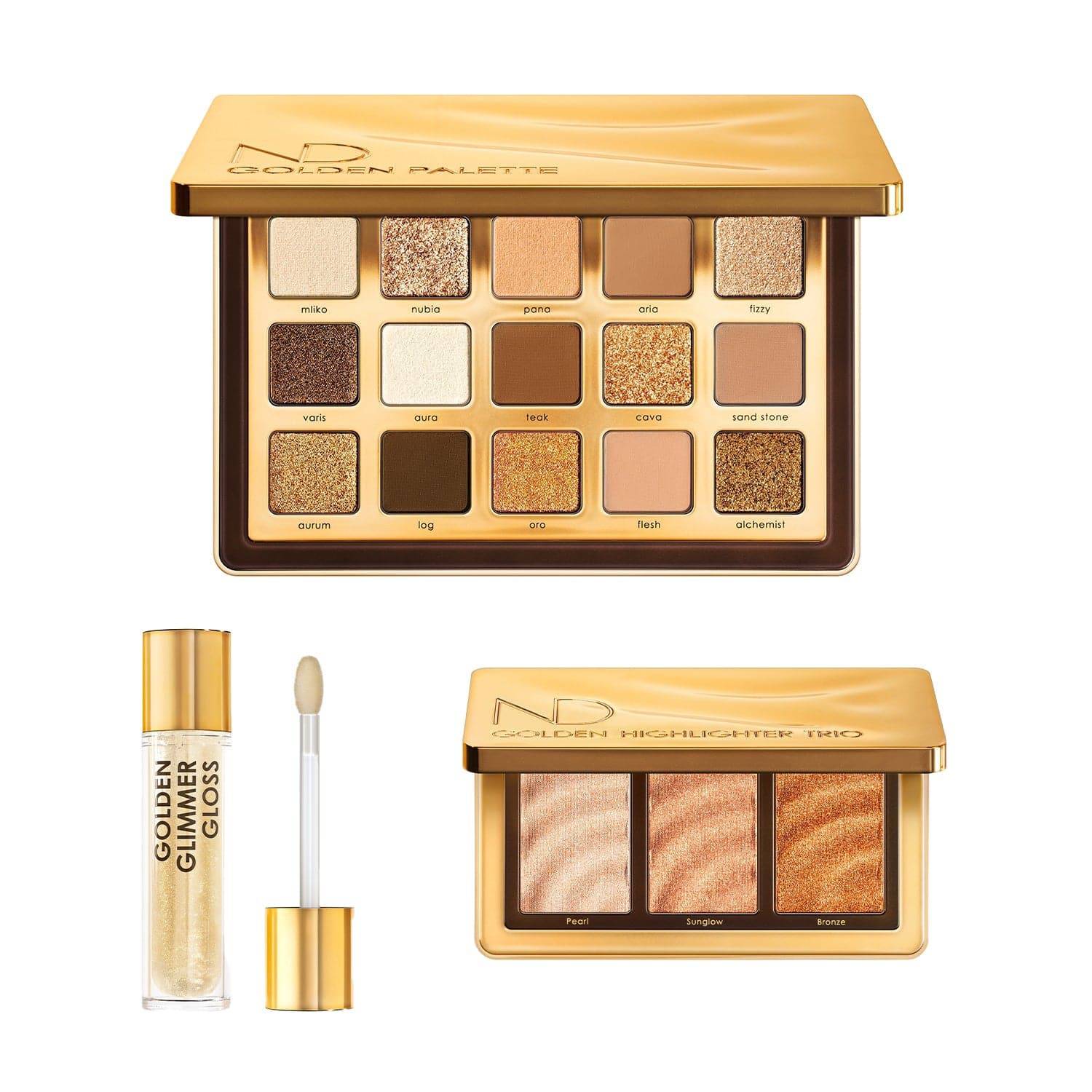 GOLDEN EYESHADOW PALETTE - פלטת צלליות לעיניים גולדן Natasha Denona- 1