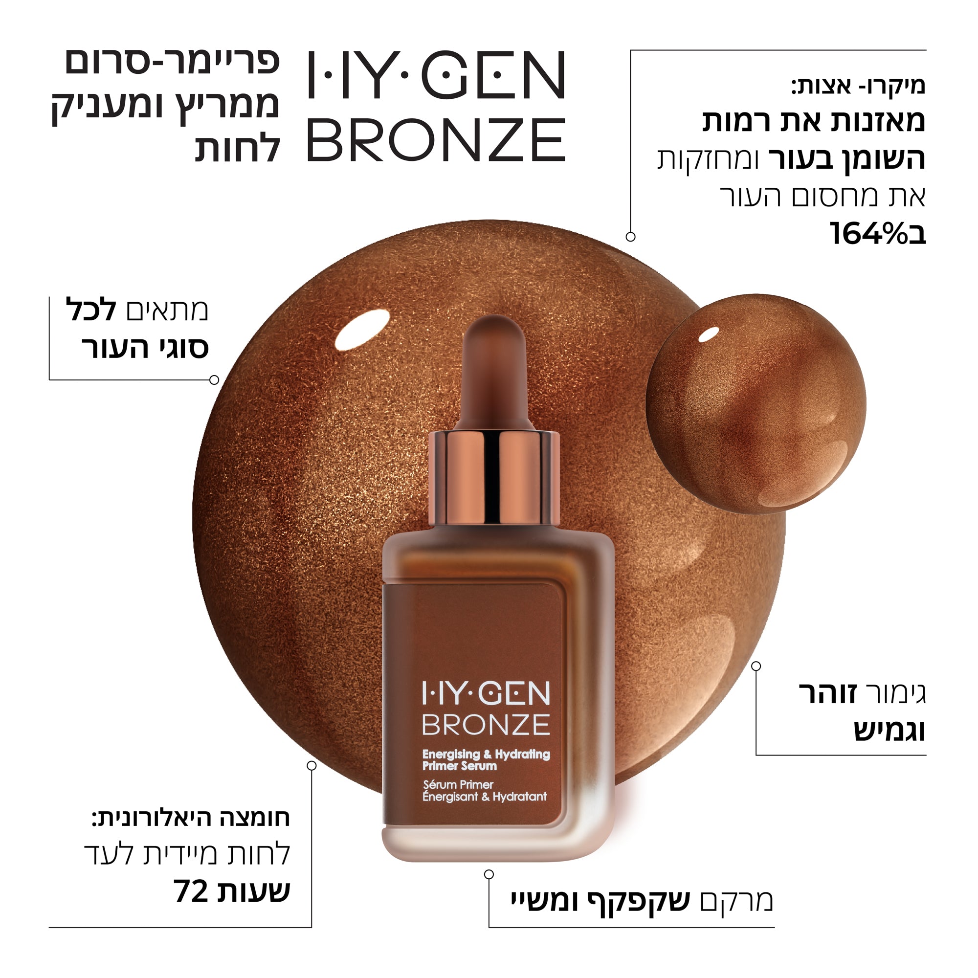 HY-GEN BRONZE - היי-ג'ן ברונז - נטאשה דנונה מייקאפ