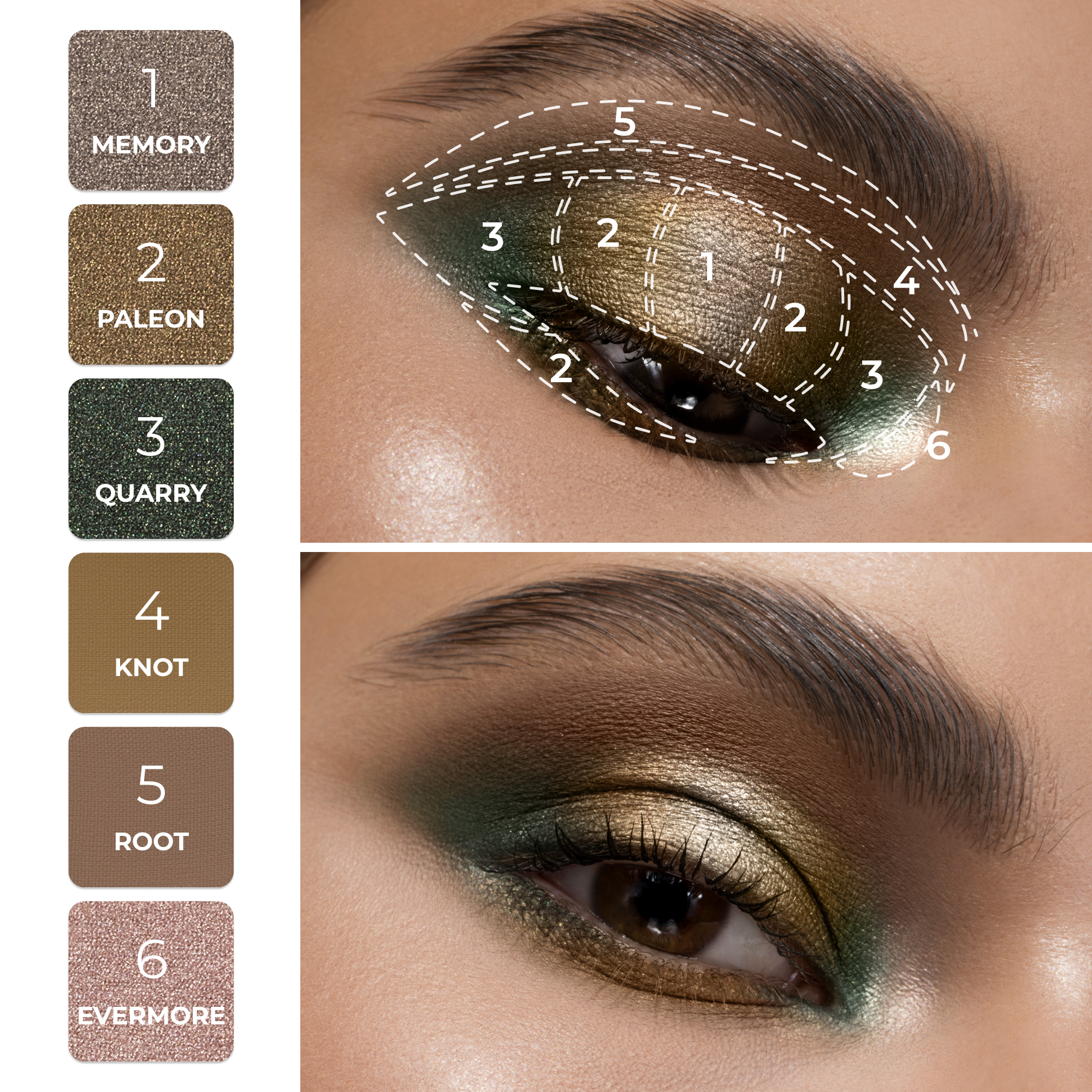 פלטת צלליות לעיניים מידי גלום - MIDI GLOOM EYESHADOW PALETTE