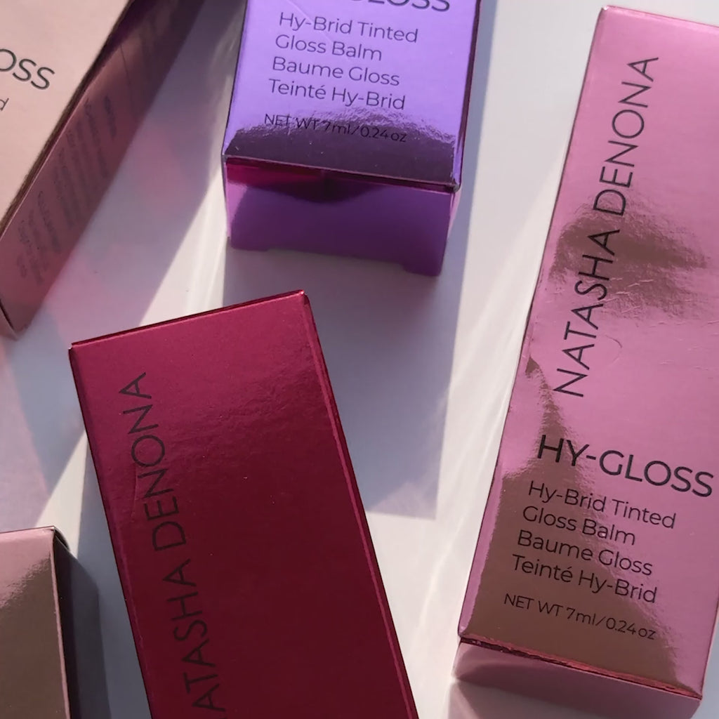 הדגמה חיה של הסווטשים (דגימות צבע) של היי-גלוס.